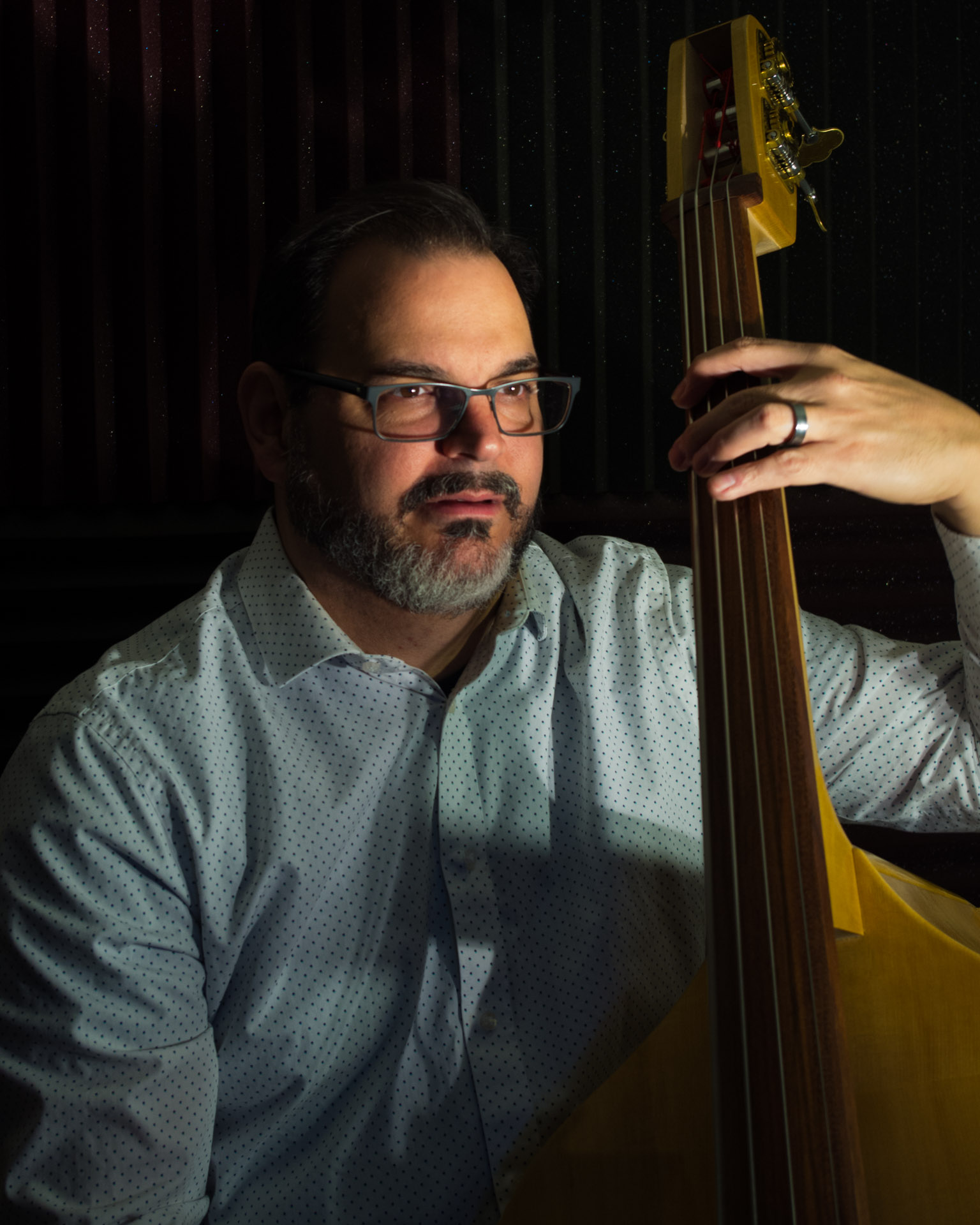 Chris Bates coaching The Jazz Workshop Collective